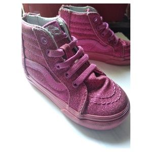 Toddler glitter vans